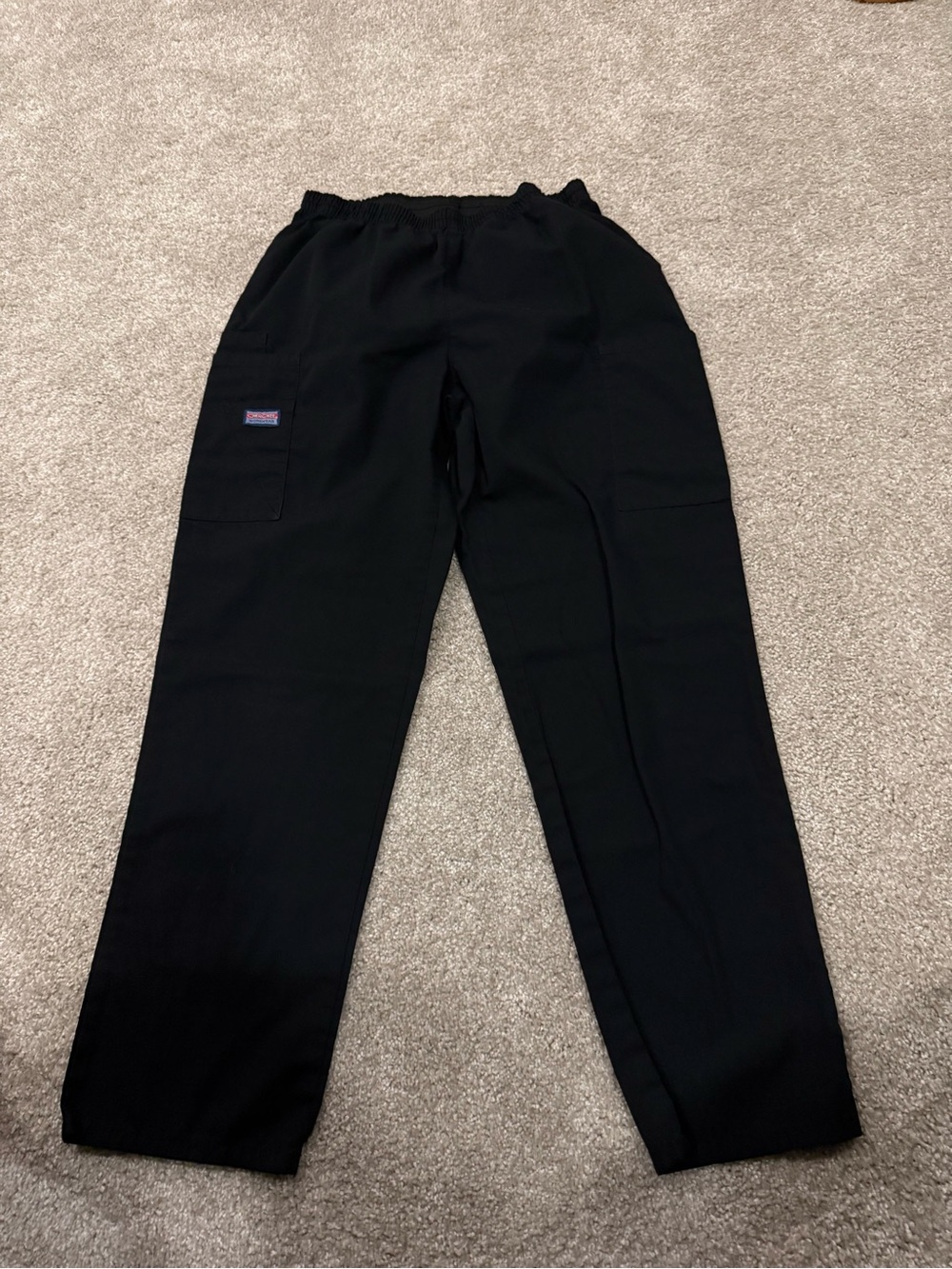 Cherokee Workwear Scrub Pants in Black Size Petite S